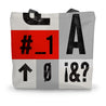 Type Block #1 - Canvas Tote Bag