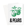 Apples & Pears - Greeting Card
