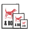 Dog & Bone - Fine Art Print