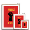 Fine art print, Giclée print, Art print, Framed poster, Poster, Handmade, 200 gsm paper, Typography, Music Lyrics, Music Print, Kaiser Chiefs, I Predict A Riot