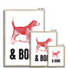 Dog & Bone - Fine Art Print