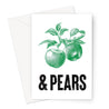 Apples & Pears - Greeting Card