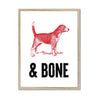 Dog & Bone - Fine Art Print