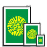 Step On | Happy Mondays | Lyrics Print | Music Print - Fine Art Print