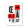 Type Block #2 - Fine Art Print | Framed & Mounted Print