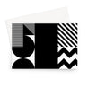 Geometric Shapes #1 - Greeting Card
