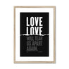 Love Will Tear Us Apart | Joy Division | Lyrics Print | Music Print - Fine Art Print