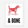Dog & Bone - Fine Art Print