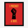 Fine art print, Giclée print, Art print, Framed poster, Poster, Handmade, 200 gsm paper, Typography, Music Lyrics, Music Print, Kaiser Chiefs, I Predict A Riot
