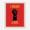 Fine art print, Giclée print, Art print, Framed poster, Poster, Handmade, 200 gsm paper, Typography, Music Lyrics, Music Print, Kaiser Chiefs, I Predict A Riot