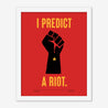 Fine art print, Giclée print, Art print, Framed poster, Poster, Handmade, 200 gsm paper, Typography, Music Lyrics, Music Print, Kaiser Chiefs, I Predict A Riot