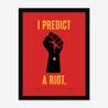 Fine art print, Giclée print, Art print, Framed poster, Poster, Handmade, 200 gsm paper, Typography, Music Lyrics, Music Print, Kaiser Chiefs, I Predict A Riot