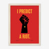 Fine art print, Giclée print, Art print, Framed poster, Poster, Handmade, 200 gsm paper, Typography, Music Lyrics, Music Print, Kaiser Chiefs, I Predict A Riot