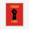 Fine art print, Giclée print, Art print, Framed poster, Poster, Handmade, 200 gsm paper, Typography, Music Lyrics, Music Print, Kaiser Chiefs, I Predict A Riot