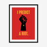 Fine art print, Giclée print, Art print, Framed poster, Poster, Handmade, 200 gsm paper, Typography, Music Lyrics, Music Print, Kaiser Chiefs, I Predict A Riot