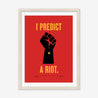 Fine art print, Giclée print, Art print, Framed poster, Poster, Handmade, 200 gsm paper, Typography, Music Lyrics, Music Print, Kaiser Chiefs, I Predict A Riot