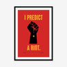 Fine art print, Giclée print, Art print, Framed poster, Poster, Handmade, 200 gsm paper, Typography, Music Lyrics, Music Print, Kaiser Chiefs, I Predict A Riot