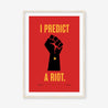 Fine art print, Giclée print, Art print, Framed poster, Poster, Handmade, 200 gsm paper, Typography, Music Lyrics, Music Print, Kaiser Chiefs, I Predict A Riot
