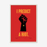 Fine art print, Giclée print, Art print, Framed poster, Poster, Handmade, 200 gsm paper, Typography, Music Lyrics, Music Print, Kaiser Chiefs, I Predict A Riot