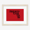 Framed Print, Fine Art Print, Music Poster, Music Lyrics, The The, Armageddon Days, Red, Gun, Graffiki