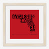 Framed Print, Fine Art Print, Music Poster, Music Lyrics, The The, Armageddon Days, Red, Gun, Graffiki