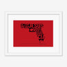 Framed Print, Fine Art Print, Music Poster, Music Lyrics, The The, Armageddon Days, Red, Gun, Graffiki