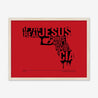Framed Print, Fine Art Print, Music Poster, Music Lyrics, The The, Armageddon Days, Red, Gun, Graffiki