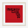 Framed Print, Fine Art Print, Music Poster, Music Lyrics, The The, Armageddon Days, Red, Gun, Graffiki