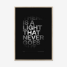 There Is a Light That Never Goes Out #2 | The Smiths | Lyrics Print | Music Print - Fine Art Print
