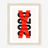 Fine art print, Giclée print, Art print, Framed poster, Poster, Handmade, 200 gsm paper, Typography, 2020, X