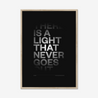 There Is a Light That Never Goes Out #2 | The Smiths | Lyrics Print | Music Print - Fine Art Print
