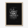 There Is a Light That Never Goes Out #2 | The Smiths | Lyrics Print | Music Print - Fine Art Print