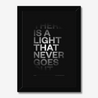 There Is a Light That Never Goes Out #2 | The Smiths | Lyrics Print | Music Print - Fine Art Print