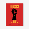 Fine art print, Giclée print, Art print, Framed poster, Poster, Handmade, 200 gsm paper, Typography, Music Lyrics, Music Print, Kaiser Chiefs, I Predict A Riot