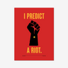 Fine art print, Giclée print, Art print, Framed poster, Poster, Handmade, 200 gsm paper, Typography, Music Lyrics, Music Print, Kaiser Chiefs, I Predict A Riot