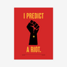 Fine art print, Giclée print, Art print, Framed poster, Poster, Handmade, 200 gsm paper, Typography, Music Lyrics, Music Print, Kaiser Chiefs, I Predict A Riot
