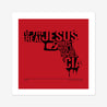 Framed Print, Fine Art Print, Music Poster, Music Lyrics, The The, Armageddon Days, Red, Gun, Graffiki